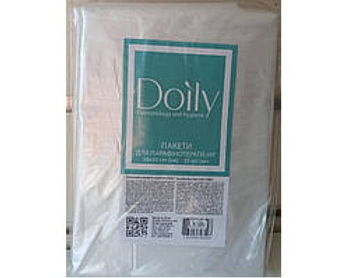 Пакети для парафінотерапії ніг  Doily® 15х40 см (20 шт/пач) з поліетилену Колір: прозорий