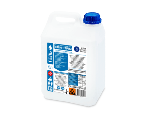 Дезінфекційний засіб Клін Стрім. Гелева форма  5л каністра