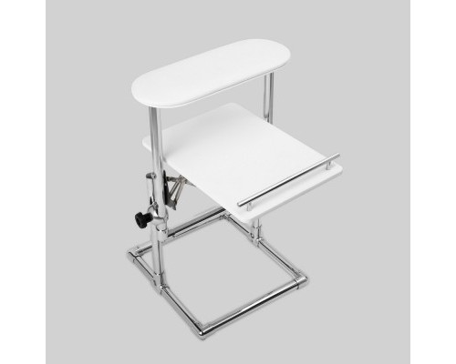 Підставка Tertio5 для педикюру+підставка для витяжки та лампи біла