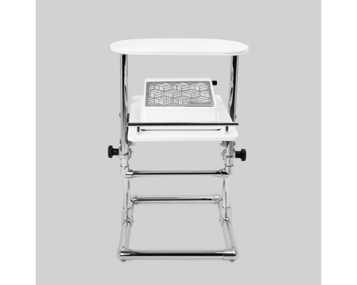 Підставка Tertio5 для педикюру+підставка для витяжки та лампи біла