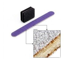 Luma одноразовий набір для манікюру №1 "Фіолетовий" пилка+баф (пилка100/180+баф 100/100)