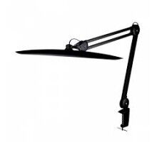 Лампа безтіньова для освітлення робочого місця на струбцині GLOBAL FASHSON  (чорна)