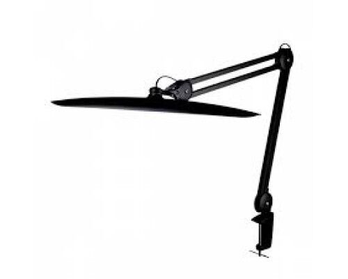 Лампа безтіньова для освітлення робочого місця на струбцині GLOBAL FASHSON  (чорна)