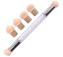 Пензлик для аеропуффінга, омбре, градієнта 12,5см + змін.насадки / кейс