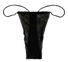 Трусики-стрінги Panni Mlada (50шт/пач) зі спанбонду колір:чорний