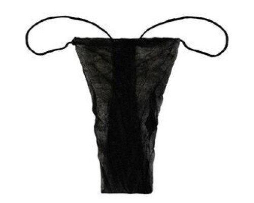 Трусики-стрінги Panni Mlada (50шт/пач) зі спанбонду колір:чорний