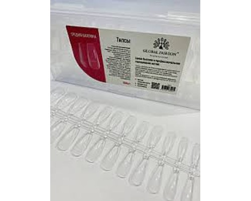 Global Fashion Гелеві тіпси Балерина  Coffin 72шт/уп