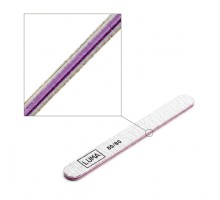 Luma Пилка для манікюра сіра, товста пряма 80х80