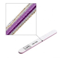 Luma Пилка для манікюра сіра, товста пряма 100х100