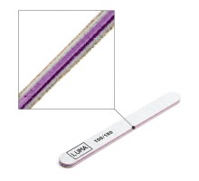 Luma Пилка для манікюра сіра, товста пряма 100х180