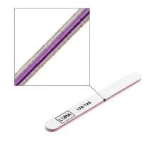 Luma Пилка для манікюра сіра, товста пряма 120х120