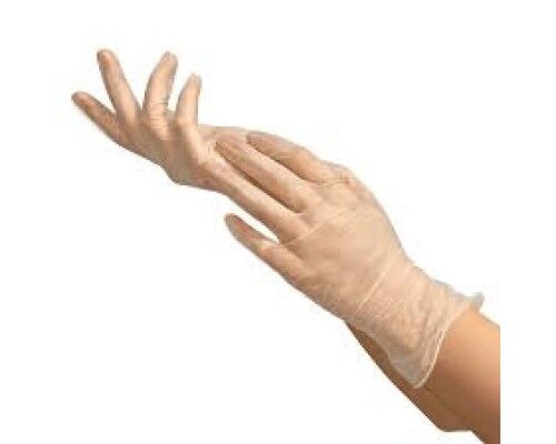 MediOk Рукавички вінілові,неопудрені,прозорі роз.S