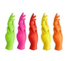 MediOk Рукавички нітрилові RAINBOW, мікс 5 кольорів, розмір M