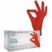 Ampri Рукавички Style HOT CHILI,  нестерильні, нітрилові, неопудрені, червоні, розмір M