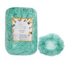 Шапочка медична нестирильна на подвійній резинці Panni Mlada (100шт/уп)зі спанбонду Колір:м"ятний