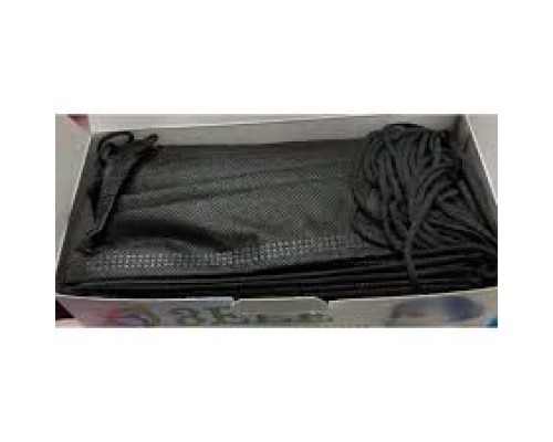 Маска мед. захисна одноразового використання чорна( 50 шт/уп)