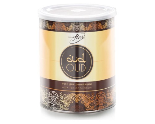 ItalWax FLEX Уд теплий віск у банці (Oud), 800 мл