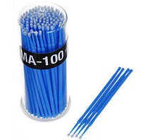 Мікробраш для коррекції та зняття вій ( сині ) 100шт