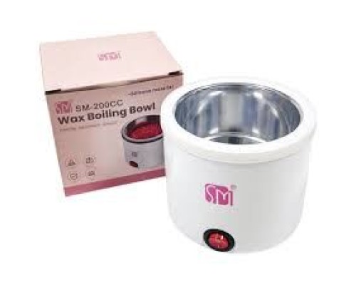 Воскоплав для бровістів SM-200CC 200мл білий колір з кришкою