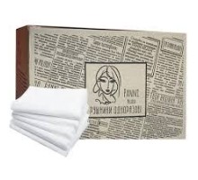 Рушники в коробці Panni Mlada™ 40х70 см (25 шт/пач,100 шт/кор) зі спанлейсу 45 г/м2 Текстура: сітка