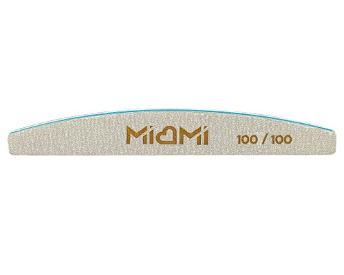Пилка для ногтей MIAMI Half 100/100