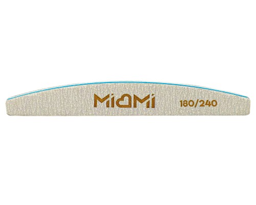 Пилка для ногтей MIAMI Half 180/240