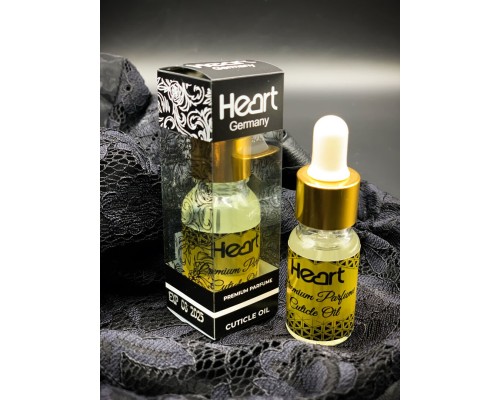 Парфумована олія для кутикул HEART, 15ml Believe Me (Чорна Коробка)