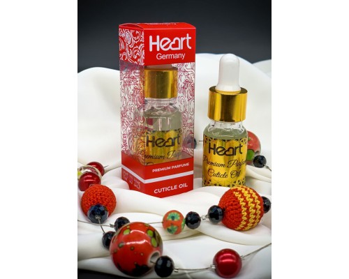 Парфумована олія для кутикул HEART, 15ml Hypnose (Червона Коробка)