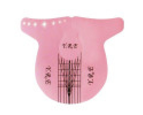 Y.R.E. Форма для нарощ.нігтів 30шт. рожева "Стилет+ квадрат"