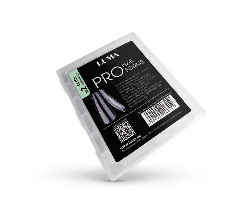 Верхні форми Luma Nail forms №02 Балерина 120шт./уп.