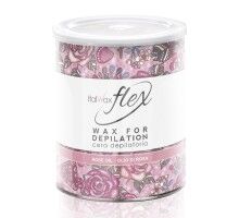 ItalWax FLEX Кремова троянда теплий віск у банці (Rose Oil), 800 мл