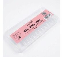 Luma Gel nail tips №04 Stiletto long, гелеві тіпси розчинні,ф-ма стилет довгий, 72 шт/уп