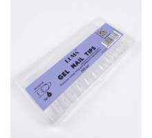 Luma Gel nail tips №06 Almond, гелеві тіпси розчинні,ф-ма Мигдаль, 72 шт/уп