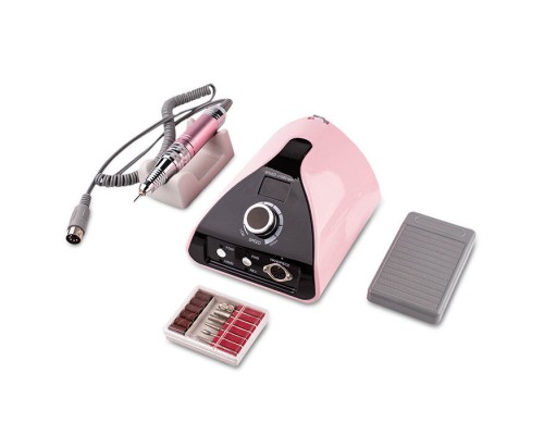 Фрезер BUCOS ZS-711 Pink  PROFESSIONAL (65W/35000 об.) укр. посібник (+ 6 покращених фрез), 3 міс.га