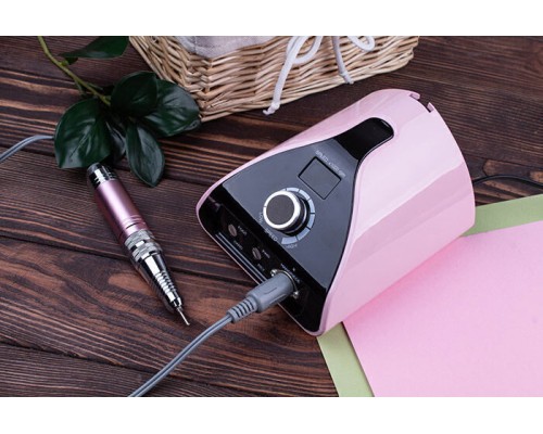 Фрезер BUCOS ZS-711 Pink  PROFESSIONAL (65W/35000 об.) укр. посібник (+ 6 покращених фрез), 3 міс.га