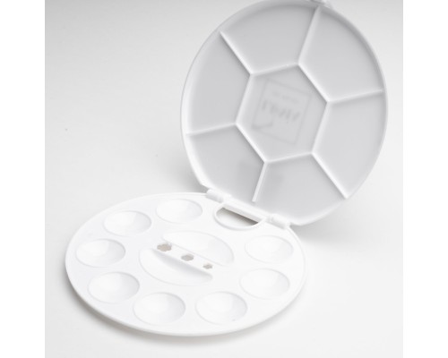 Luma Пенал-палітра пластикова кругла біла