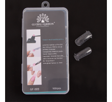 Верхні форми для нарощування нігтів GLOBAL FASHION GF-009  №01 з розміткою овал