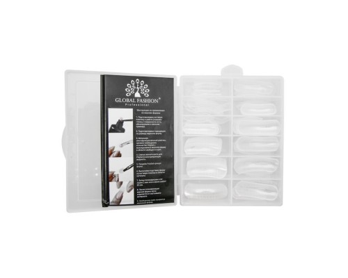 Верхні форми для нарощування нігтів GLOBAL FASHION великі