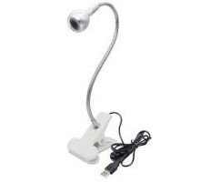 Лампа UV для сушіння гель лаку, гелевих типс з USB(настільна, гнучка, з прищіпкою,рожева),3 Вт Д