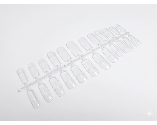 Luma Gel nail tips №01 Square, гелеві тіпси розчинні,ф-ма квадрат 240 шт/уп