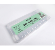 Luma Gel nail tips №02 Ballerina long, гелеві тіпси розчинні,ф-ма балерина довга, 240 шт/уп