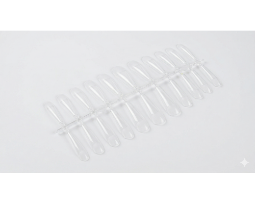 Luma Gel nail tips №02 Ballerina long, гелеві тіпси розчинні,ф-ма балерина довга, 240 шт/уп