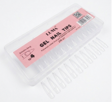 Luma Gel nail tips №04 Stiletto long, гелеві тіпси розчинні,ф-ма стилет довгий, 240 шт/уп