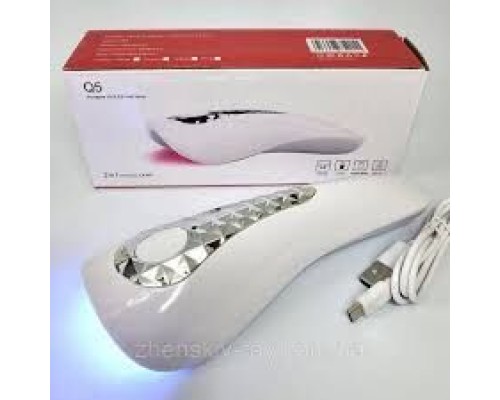 Лампа для манікюру Sun Q5  18W Біла з акамулятором та акамулятором