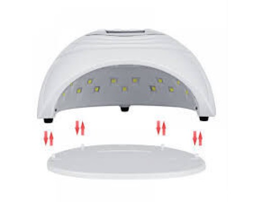 Лампа для манікюру LED/UV  SUN F8-86W  86W,зьемне дно,сенсор руху,таймер,39 світлодіодів