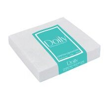 Серветки в пачці Doily® 20х20 см (100 шт/пач) зі спанлейсу 40 г/м2 Текстура: сітка
