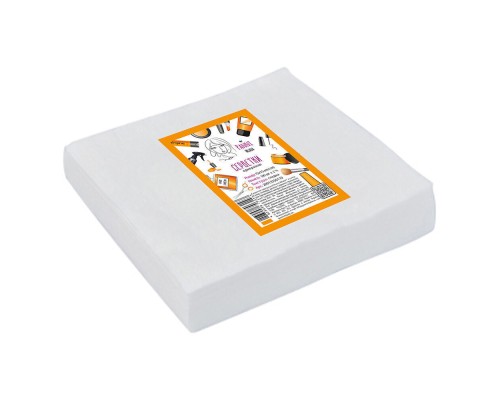 Серветки в пачці Panni Mlada™ 15х15 см (100 шт/пач) зі спанлейсу 40 г/м2 Текстура: гладка