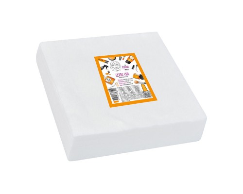 Серветки в пачці Panni Mlada™ 20х20 см (100 шт/пач) зі спанлейсу 40 г/м2 Текстура: сітка