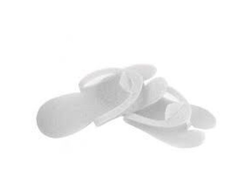 Тапочки одноразові ECONOM Panni Mlada® для готелей, саун та салонів краси (1 пара/пач) Колір: білий