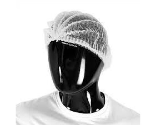 Шапочка медична нестирильна на подвійній резинці Panni Mlada (100шт/уп)зі спанбонду Колір:білий